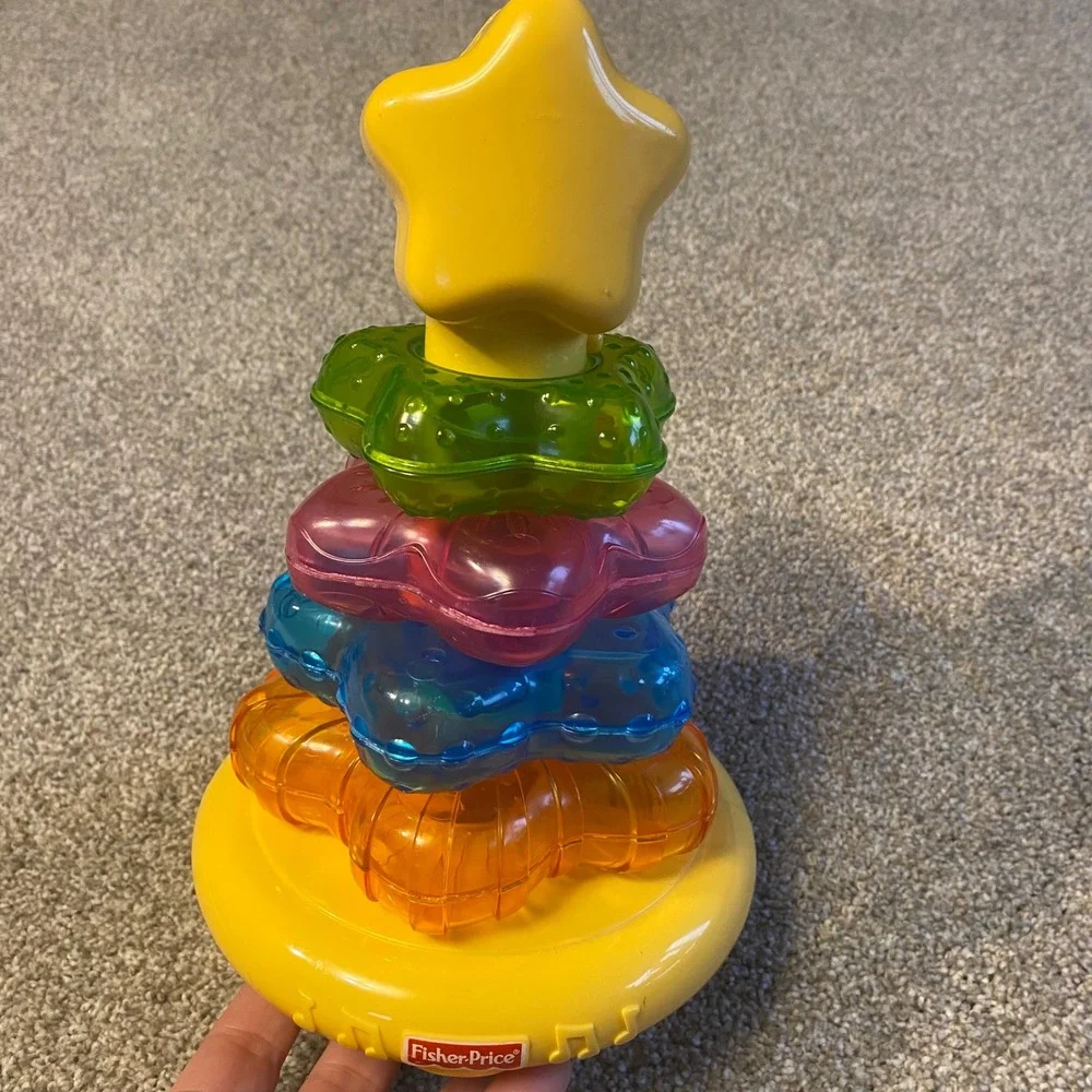 Rare 2004 Fisher‎ Price Little Superstar Classical Stacker Musical Light Up Toy